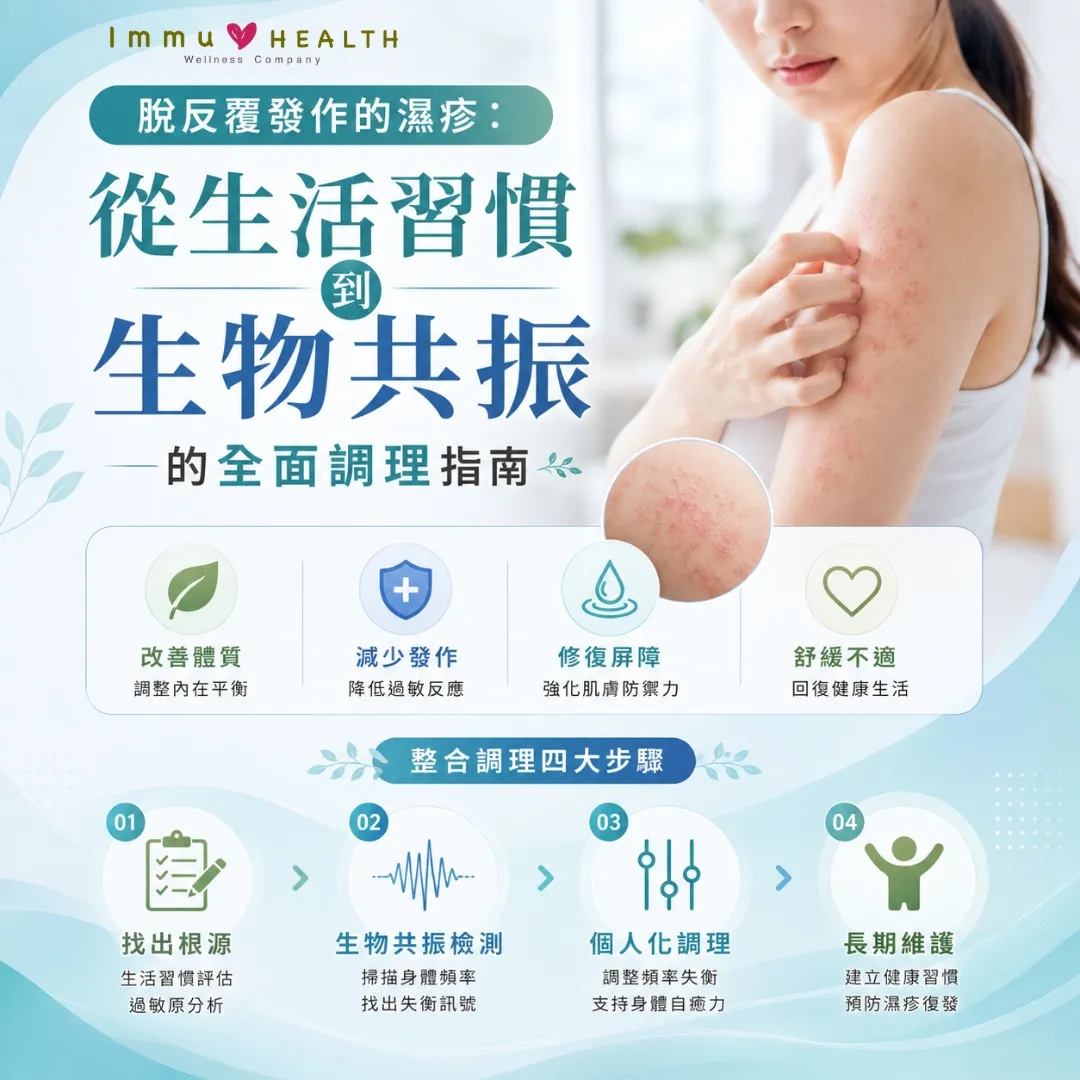 擺脫反覆發作的濕疹：從生活習慣到生物共振的全面調理指南